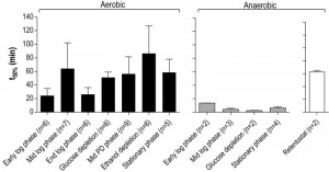 Figure 5 Anaerobiosis reduces yeast robustness
